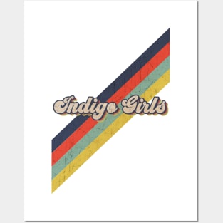 retro vintage color Indigo Girls Posters and Art